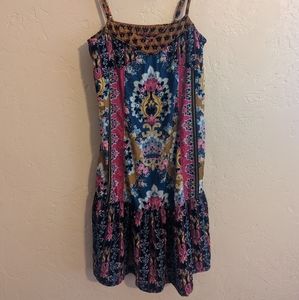 Anthropologie velvet dress XS